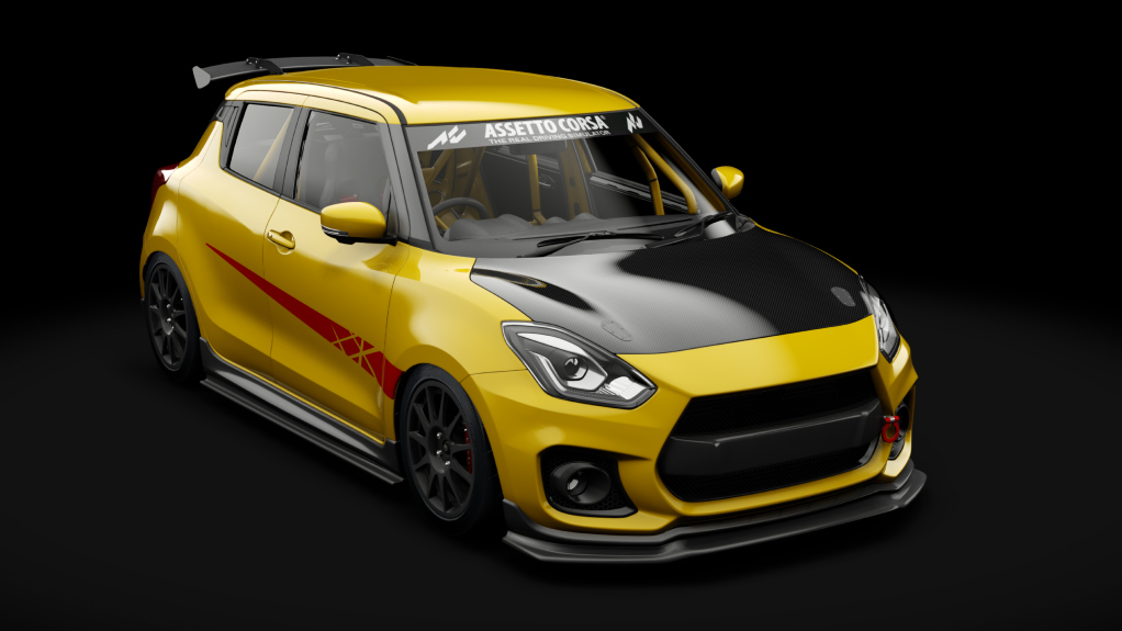 Suzuki Swift Sport 2017 Track, skin 00_Champion Yellow