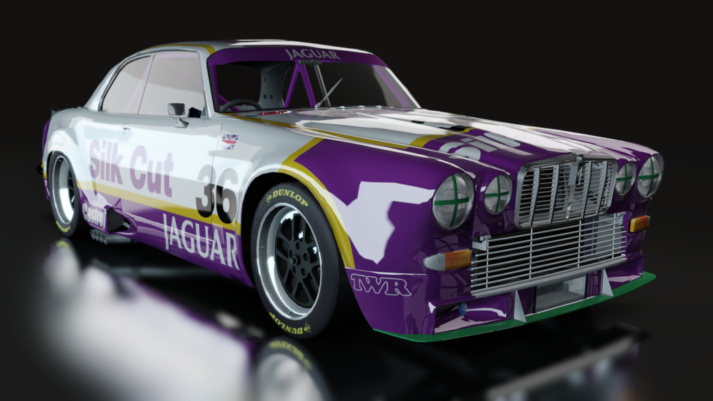 ACL GTR Jaguar Broadspeed XJ12C, skin silkcut36_4k