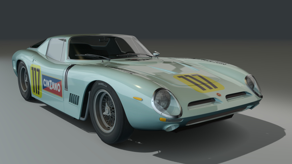 ACL GTC Bizzarrini GT 5300 Corsa, skin 117_grey