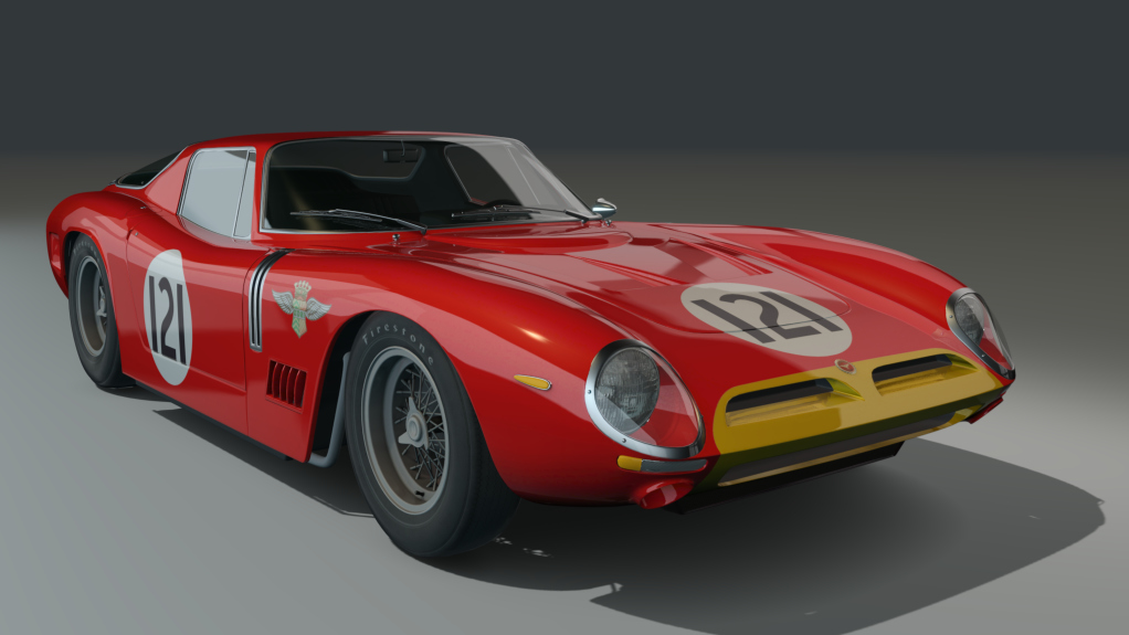 ACL GTC Bizzarrini GT 5300 Corsa, skin 121_monza_red