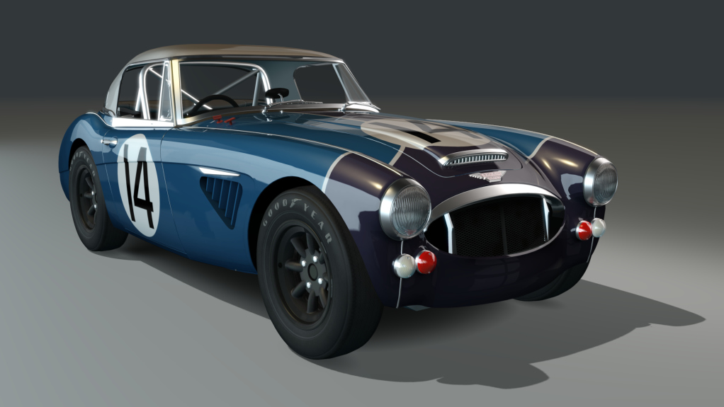 ACL GTC Healey 3000 Lightweight, skin blue14