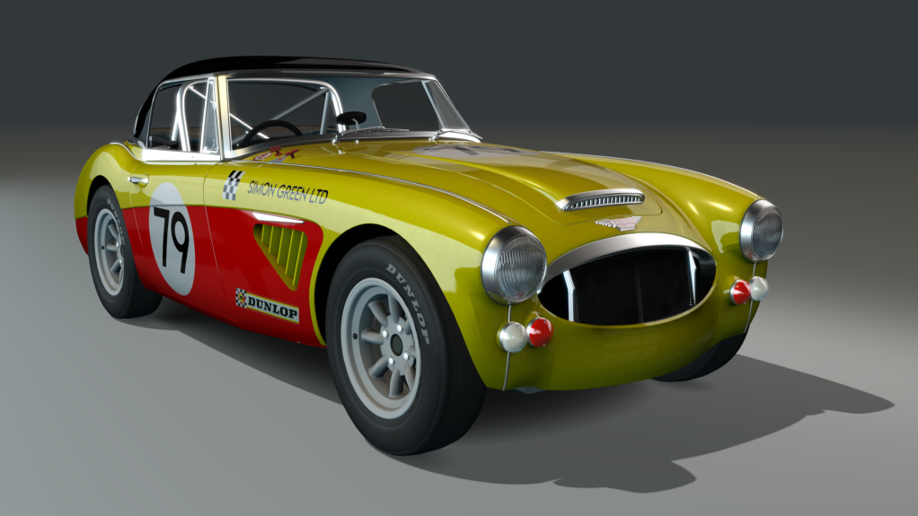 ACL GTC Healey 3000 Lightweight, skin yellow79