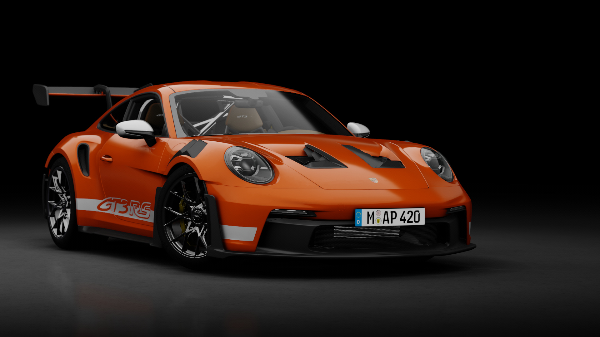 Porsche 911 GT3 RS (992), skin 00_lava_orange