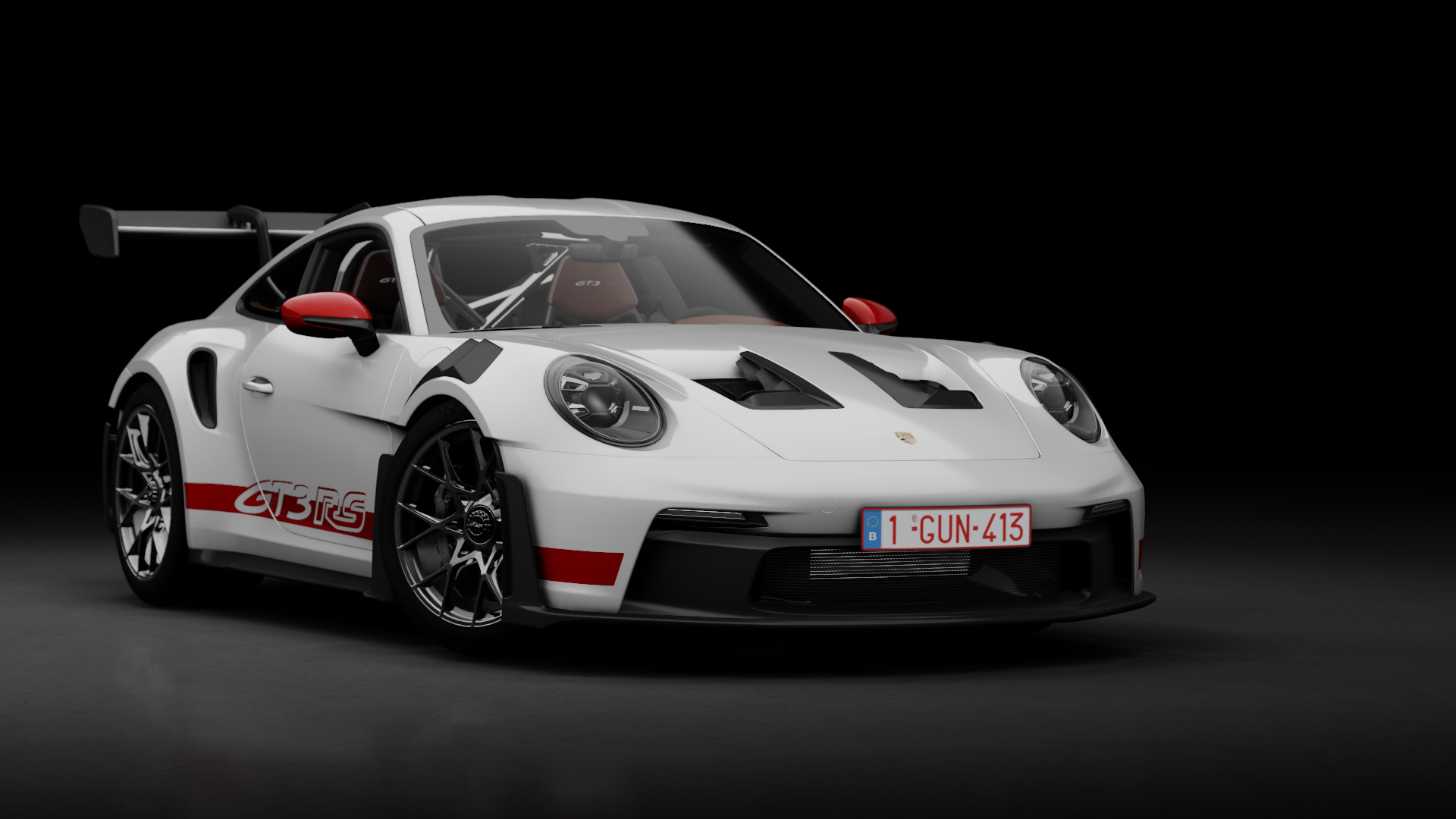 Porsche 911 GT3 RS (992), skin 03_white