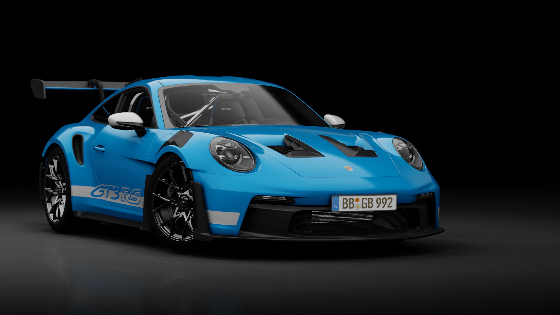Porsche 911 GT3 RS (992), skin 111_shark_blue