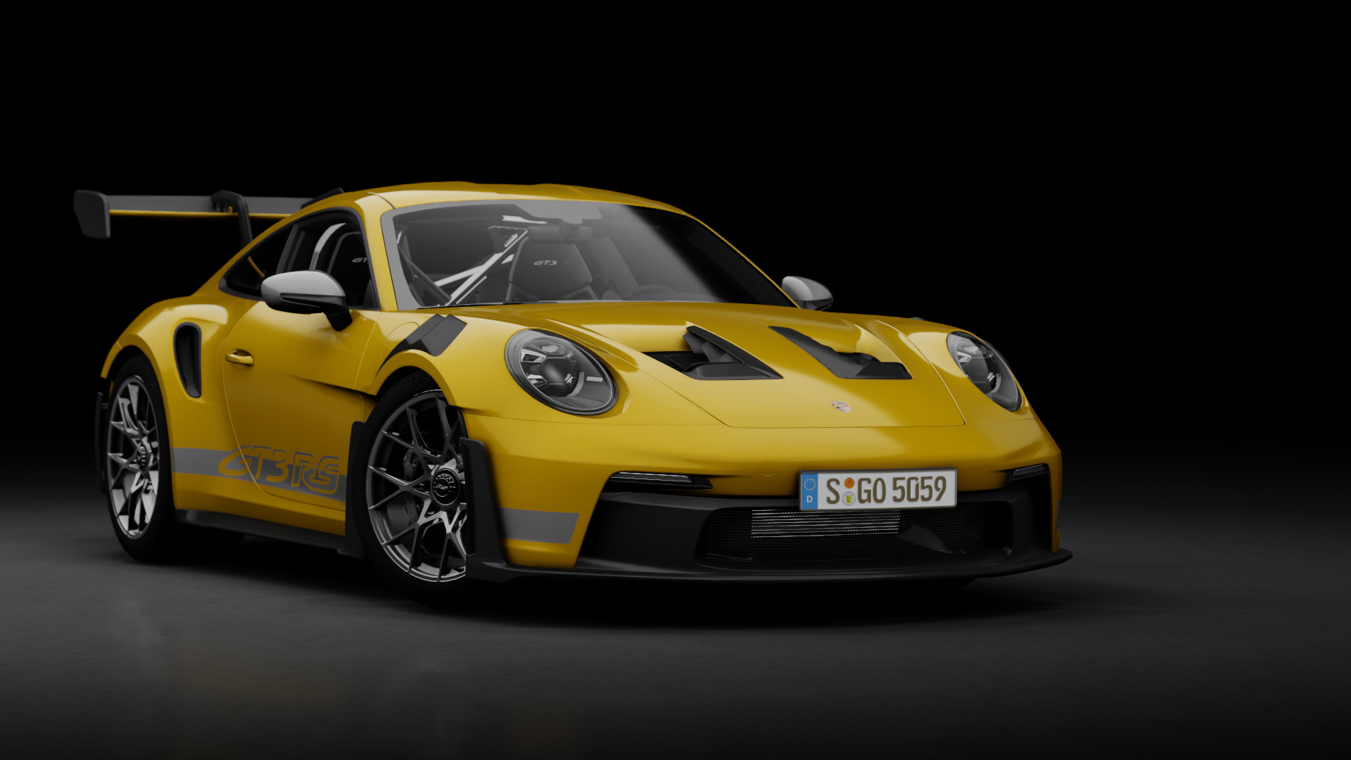 Porsche 911 GT3 RS (992), skin 124_pts_bahamayellow