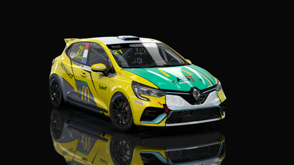 Renault Clio 5 Cup, skin chefosport_21_polderman