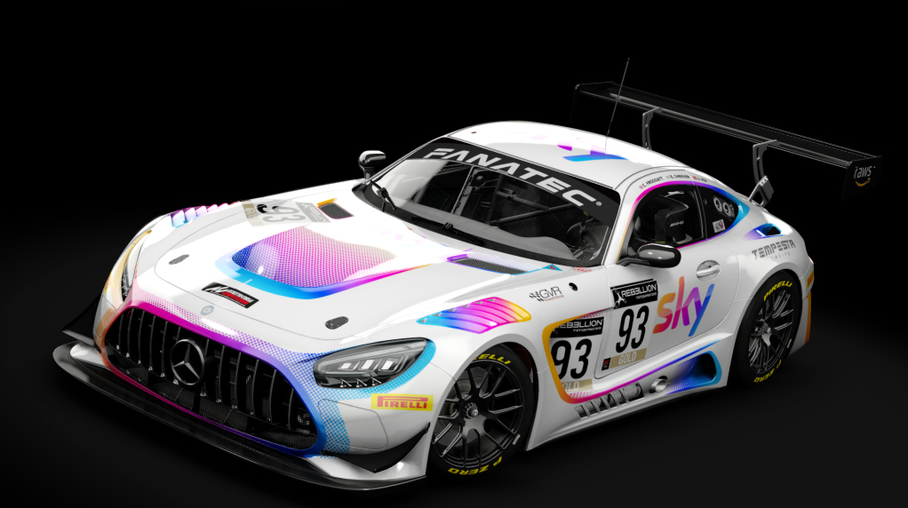 AMG EVO 2020 Sprint, skin 2022_GTWC_93_Sky Tempesta Racing