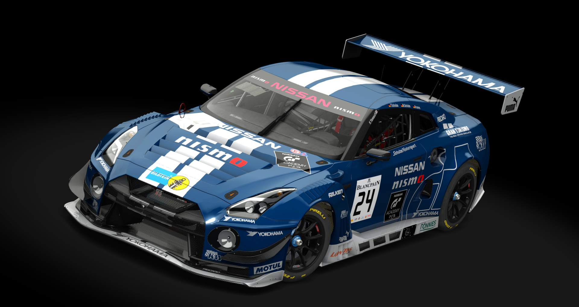 Nissan GT-R GT3 2018, skin Schulze Motorsport #123