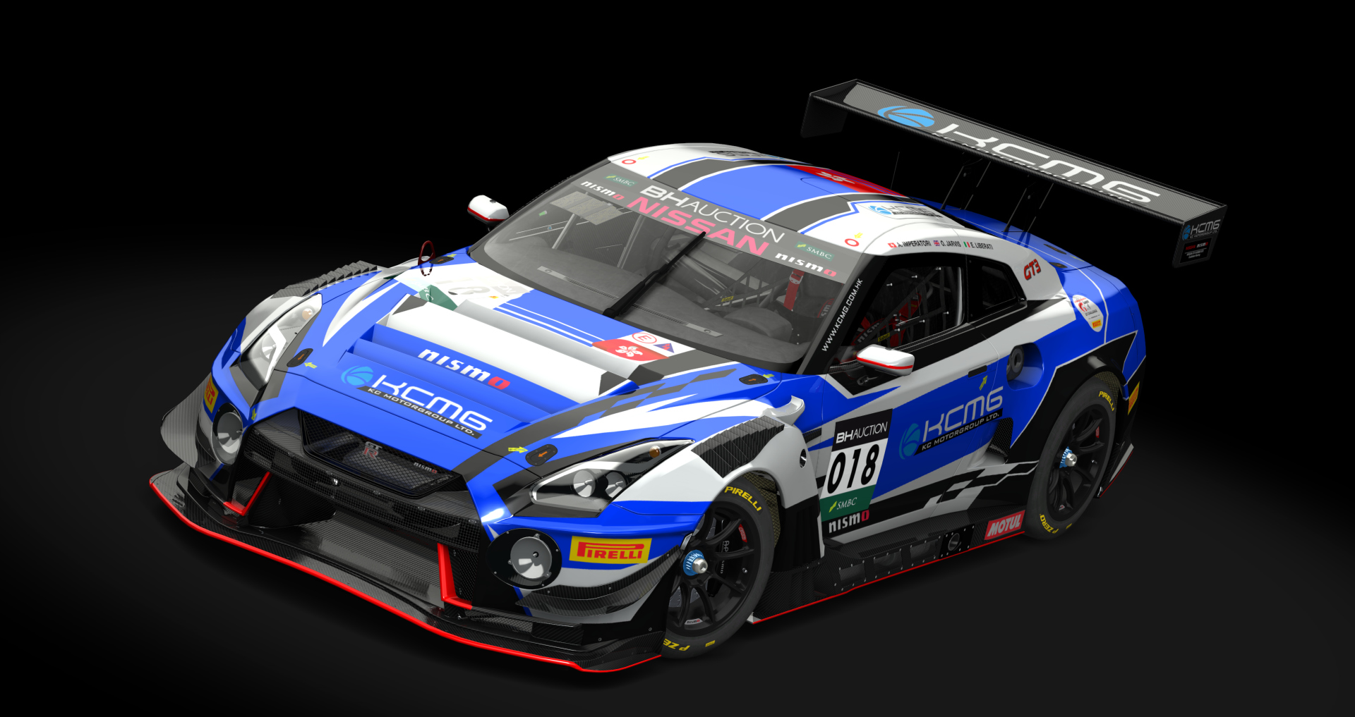 Nissan GT-R GT3 2018, skin kcmg_igtc_asia_#18