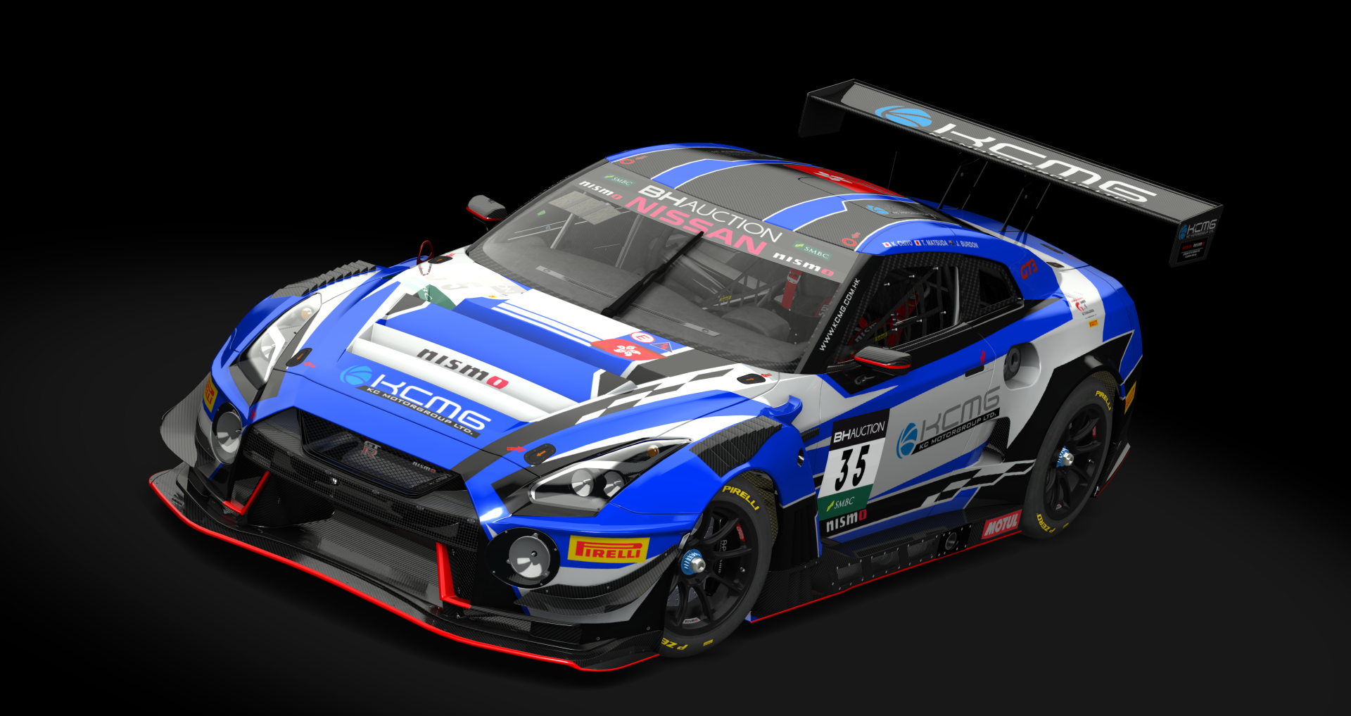 Nissan GT-R GT3 2018, skin kcmg_igtc_asia_#35