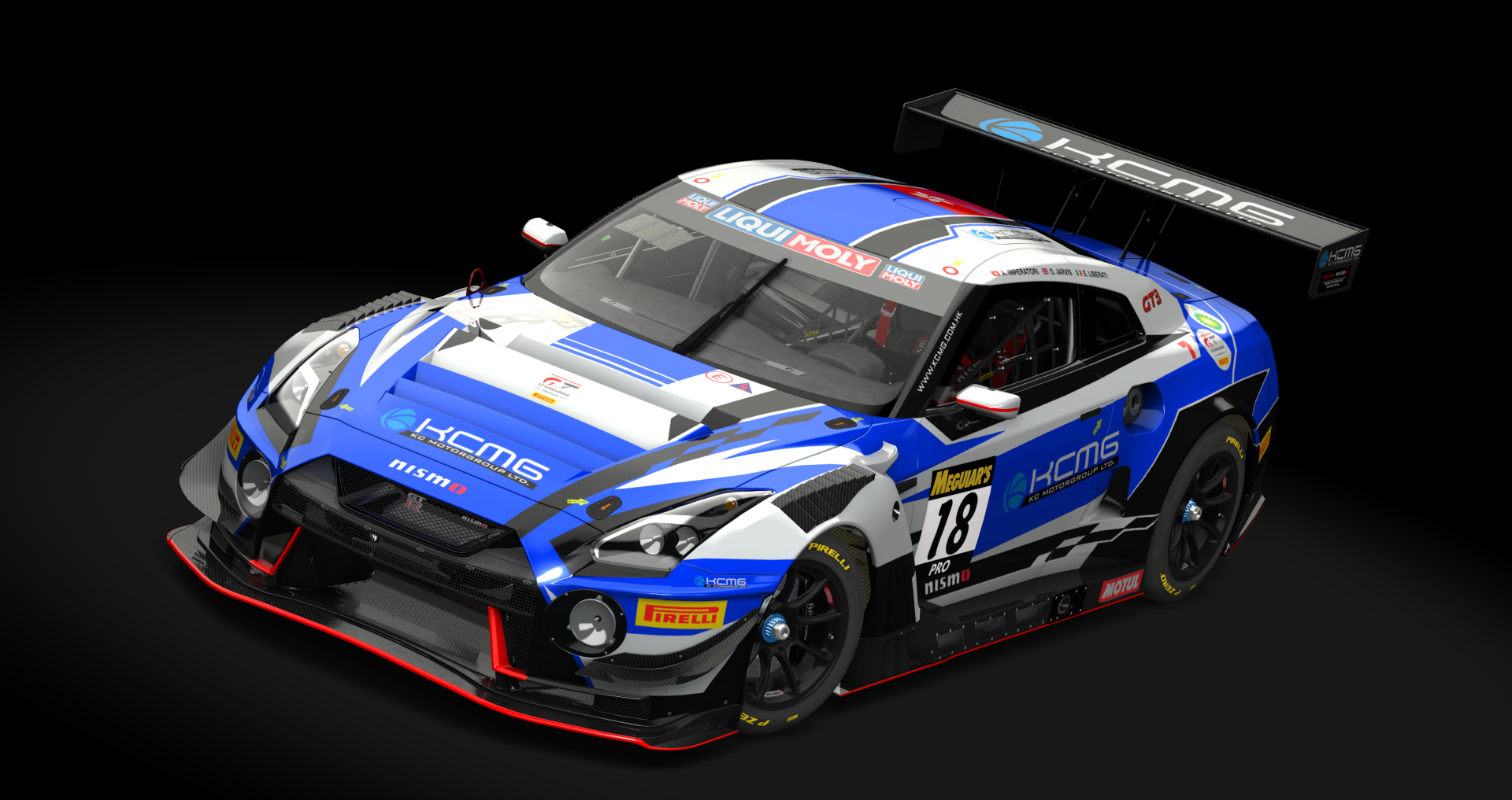 Nissan GT-R GT3 2018, skin kcmg_igtc_bathurst12h_#18