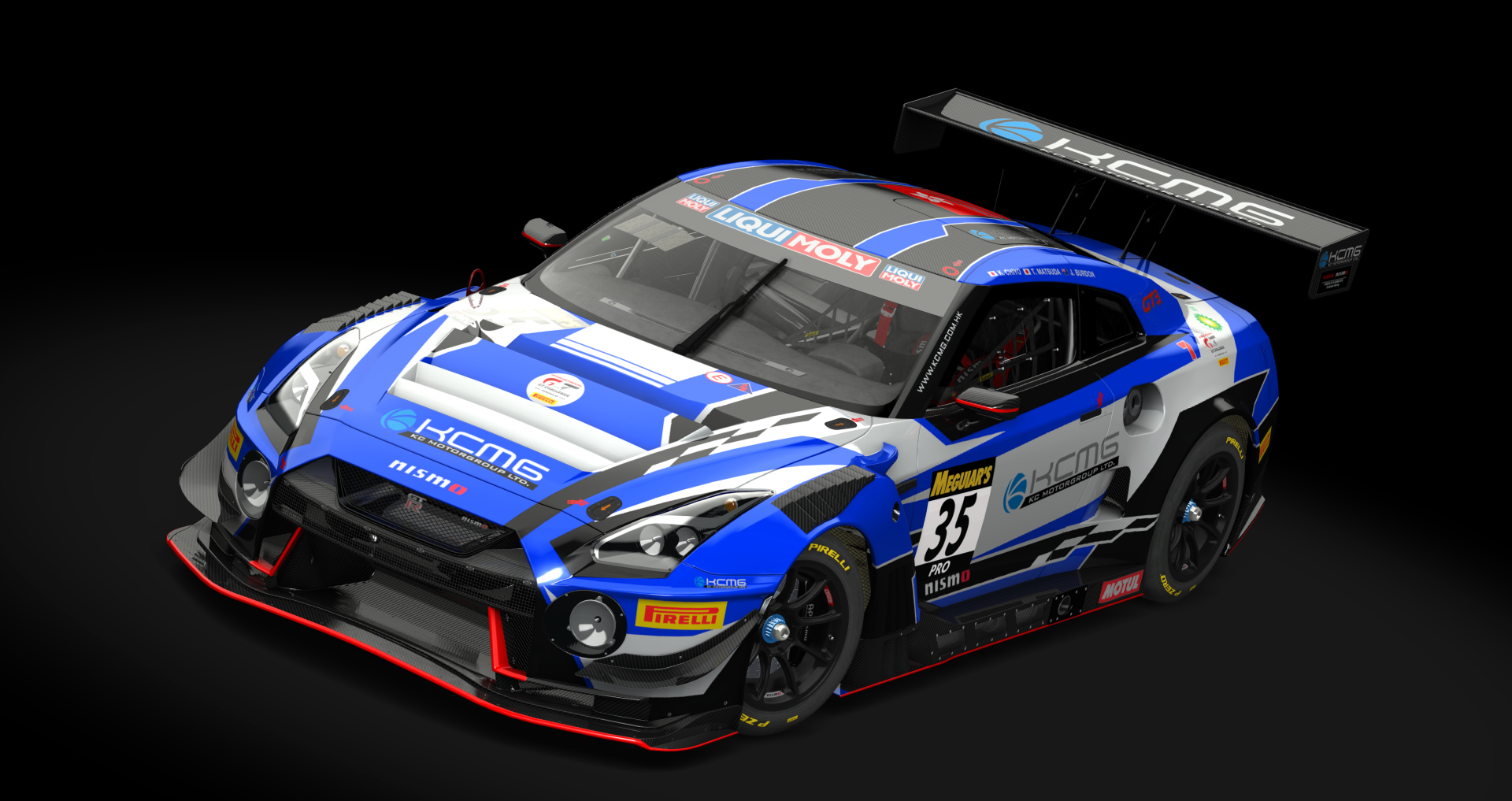 Nissan GT-R GT3 2018, skin kcmg_igtc_bathurst12h_#35