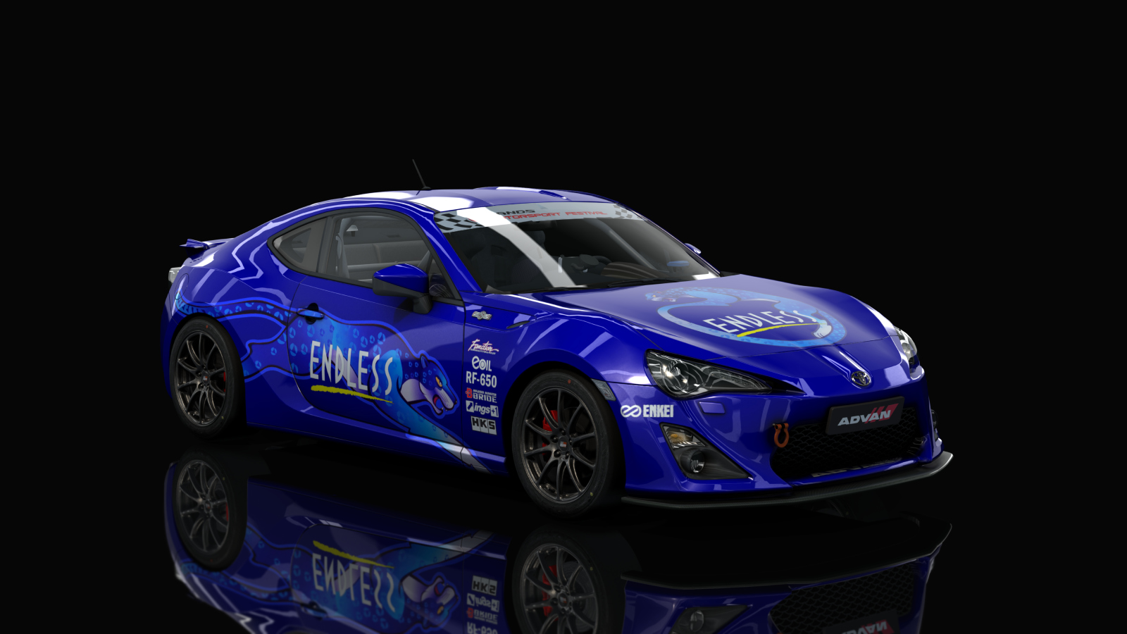 Toyota GT86 Cup, skin Endless_blue