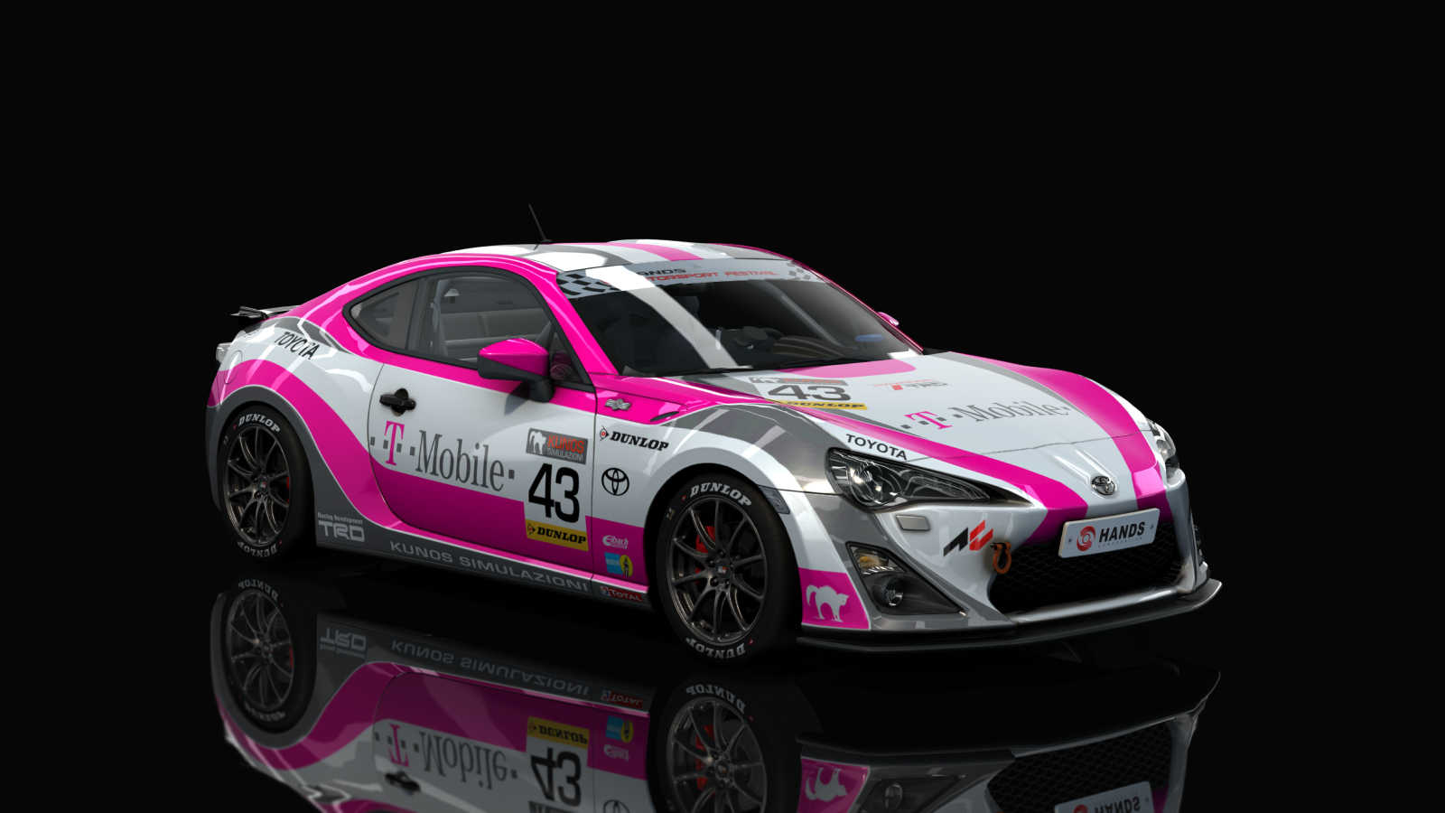 Toyota GT86 Cup, skin t-mobile