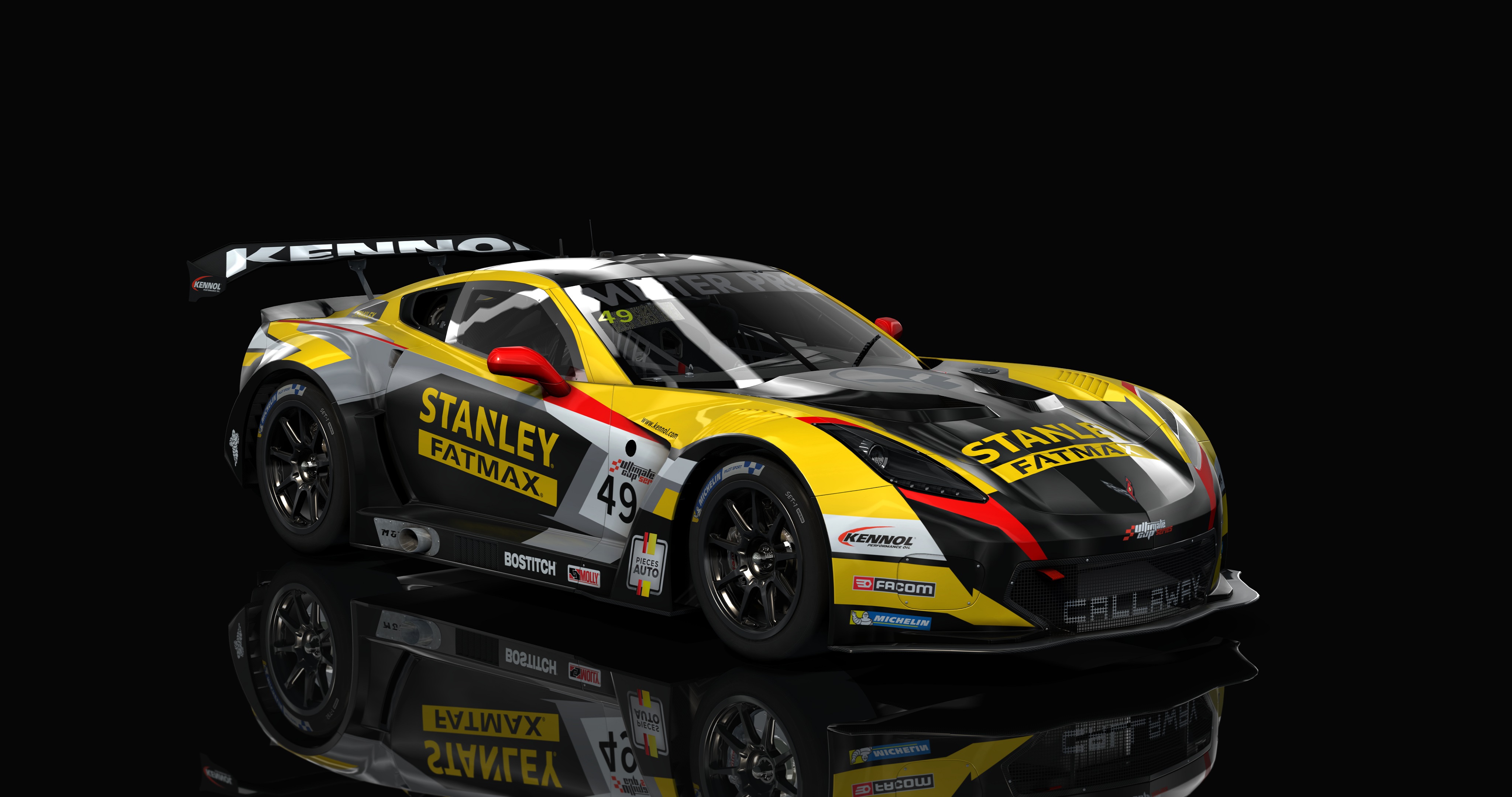 Chevrolet Corvette C7 GT3-R Callaway, skin #49_kennol_racing_team_2022
