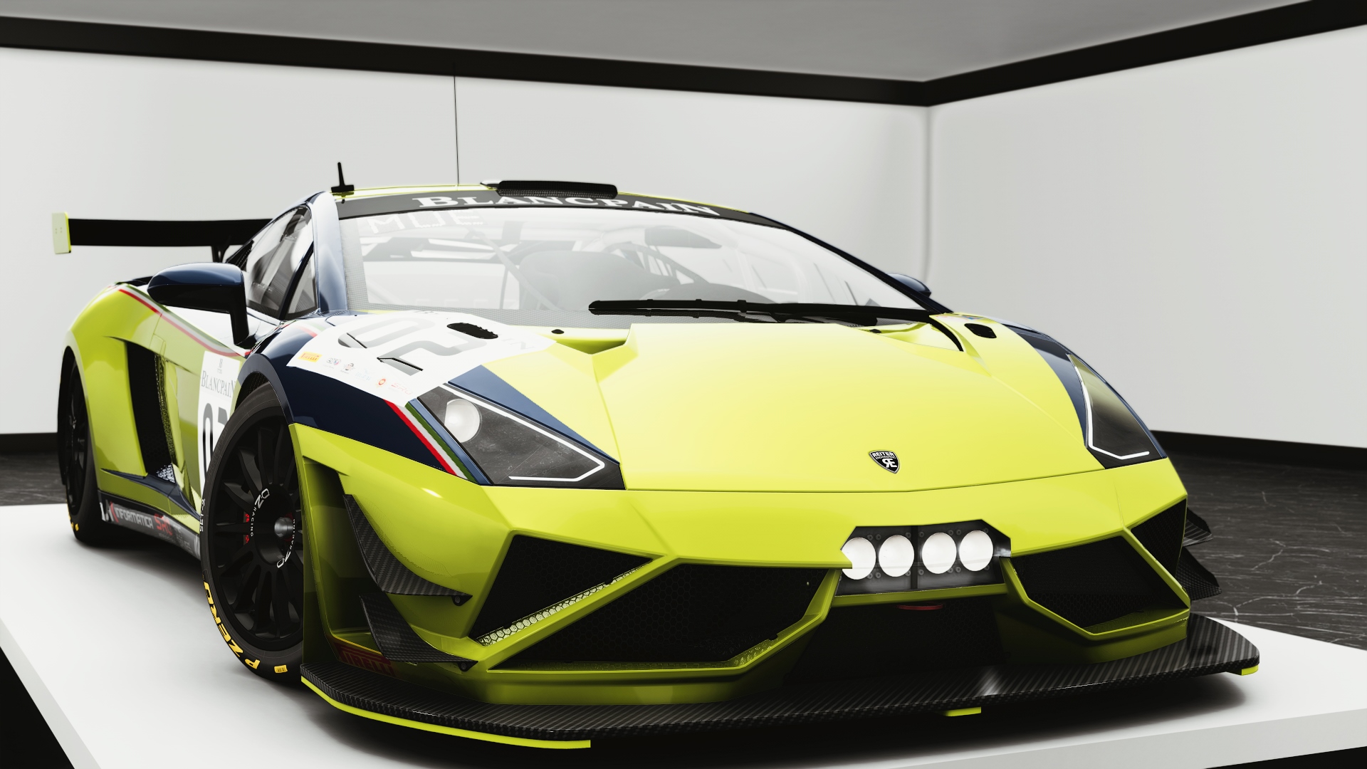 Lamborghini Gallardo R-EX, skin GS Racing