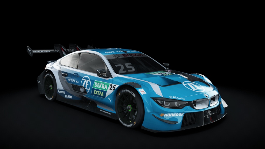 2020 BMW M4 DTM Turbo, skin BMW Team RBM#25