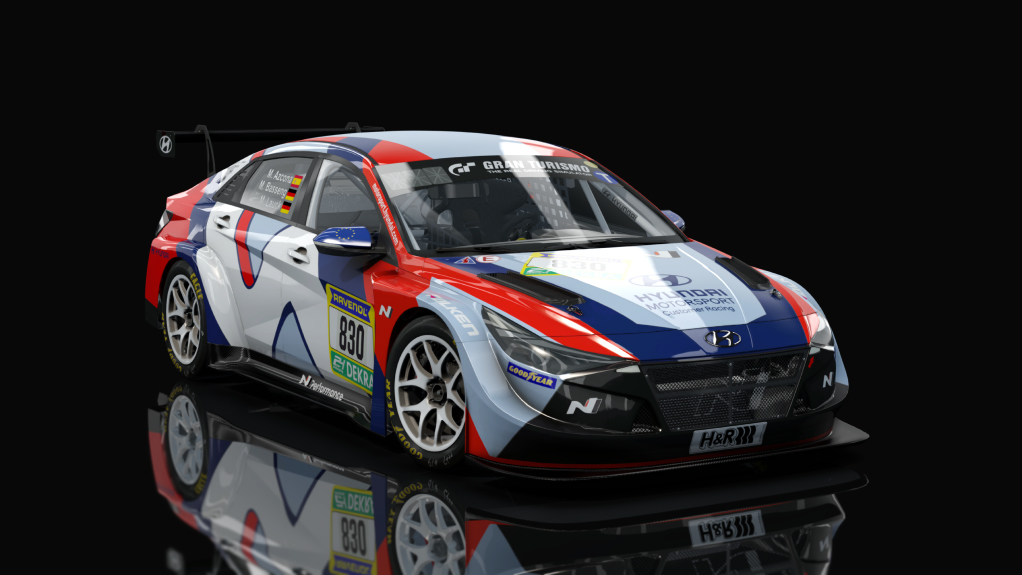 Hyundai Elantra N TCR 2024, skin nbr24_830_azcona-basseng-lauck