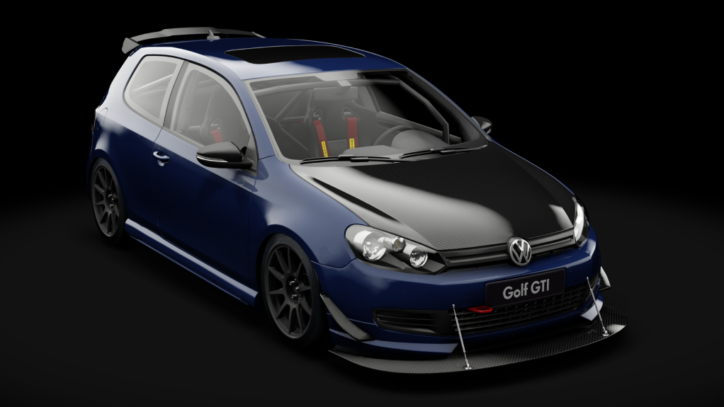 Volkswagen Golf GTi 2010 Track, skin Shadow Blue Metallic