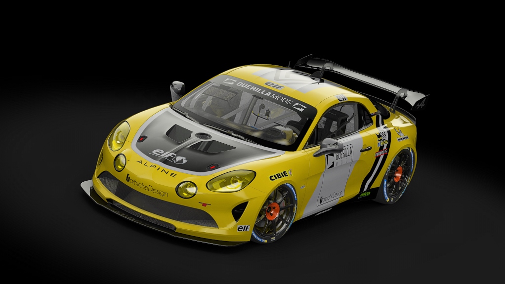 Alpine A110 GT4, skin Berlinette02