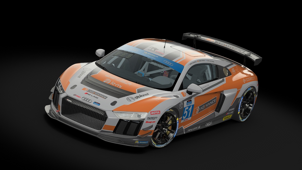 Audi R8 LMS GT4, skin AD VANCE