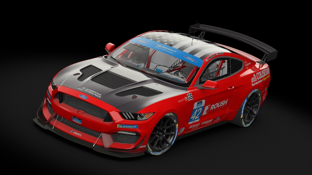 Ford Mustang GT4, skin American_Wheelman_42