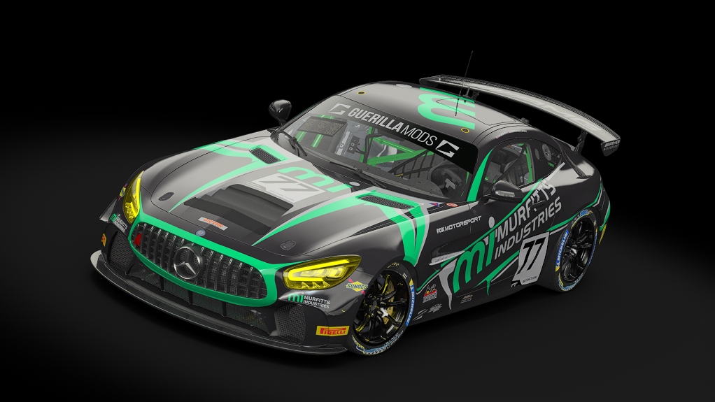 Mercedes AMG GT4 EVO, skin british_gt_championship_2019_FOX_77