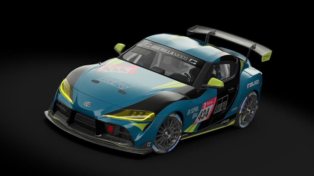 Toyota Supra GT4, skin GR_Racing_Blue