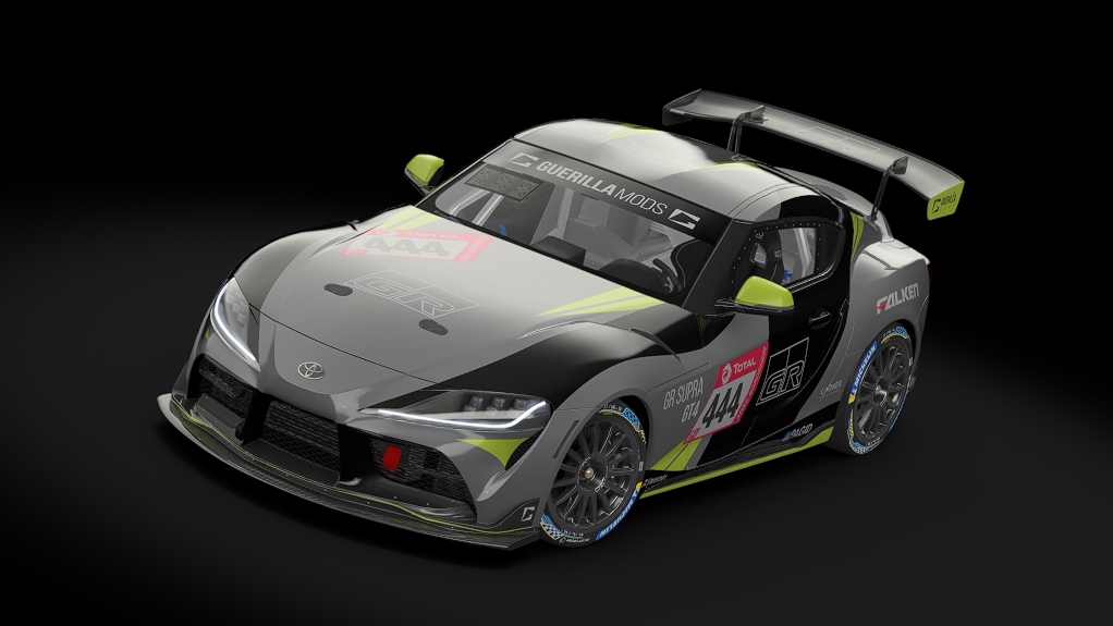 Toyota Supra GT4, skin GR_Racing_Silver