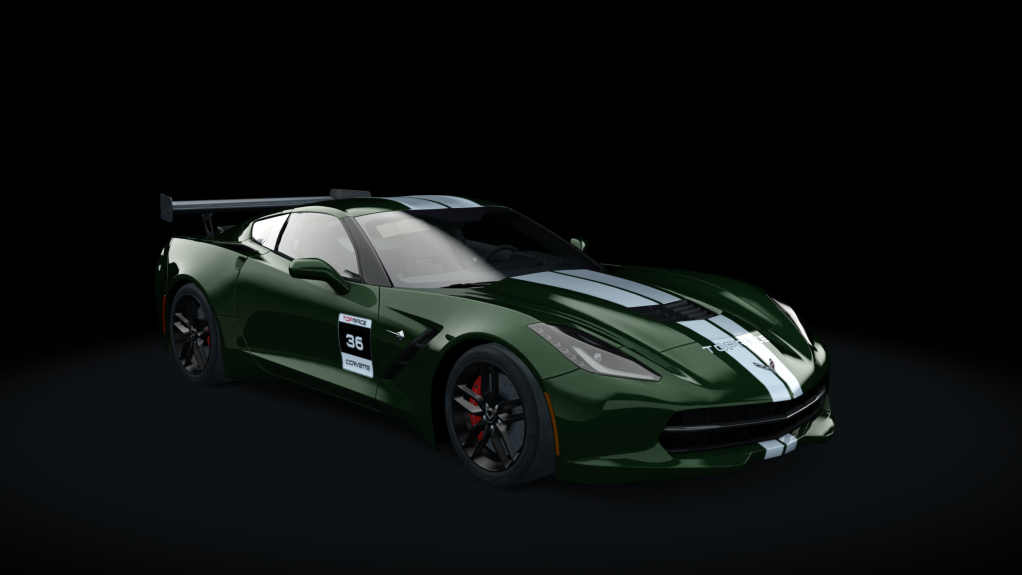 Chevrolet C7 CUP P2P, skin 36_Lime_Rock_Green_S