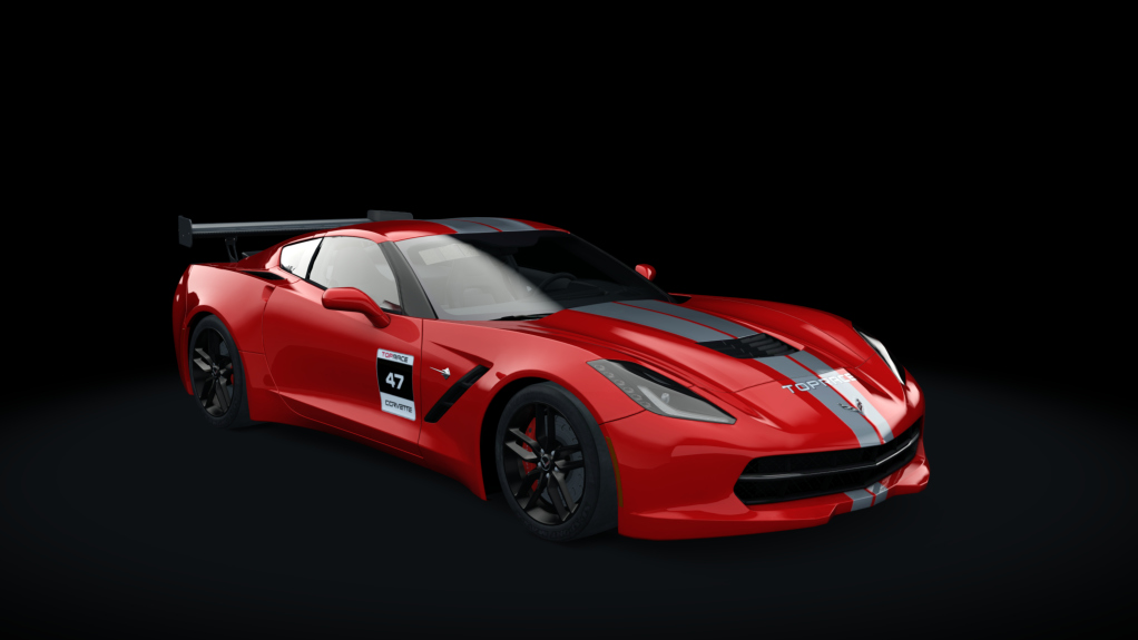 Chevrolet C7 CUP P2P, skin 47_Torch_Red_SB
