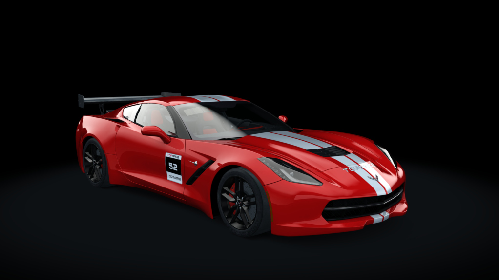 Chevrolet C7 CUP P2P, skin 52_Torch_Red_SW