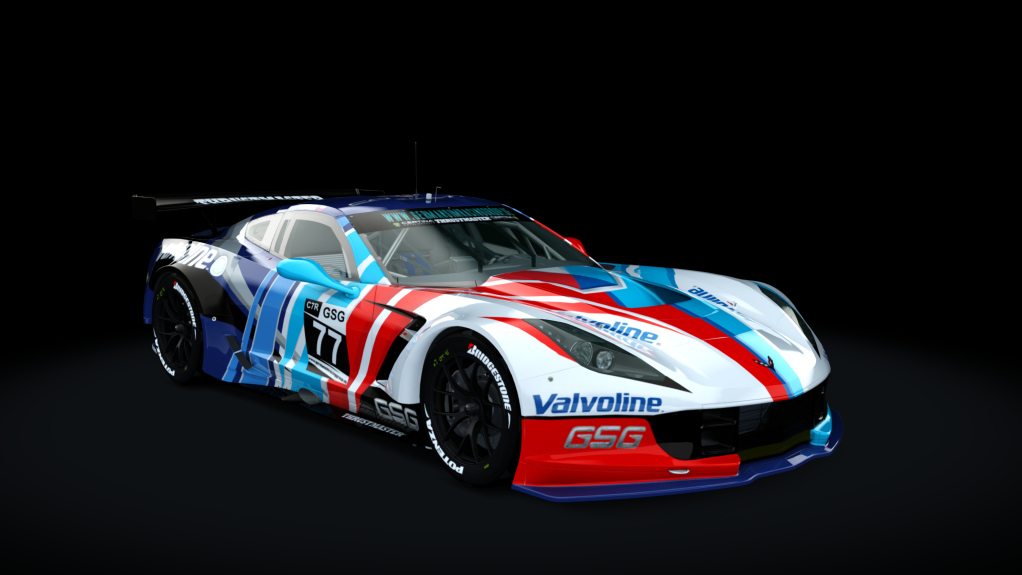 Chevrolet Corvette C7R, skin 77_Valvoline