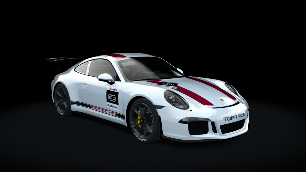 Porsche 911 CUP P2P, skin 00_white_red