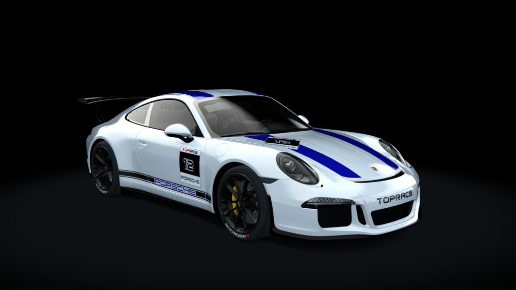 Porsche 911 CUP P2P, skin 12_white_blue