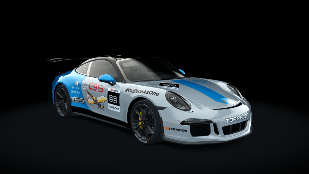 Porsche 911 CUP P2P, skin 22_TJR