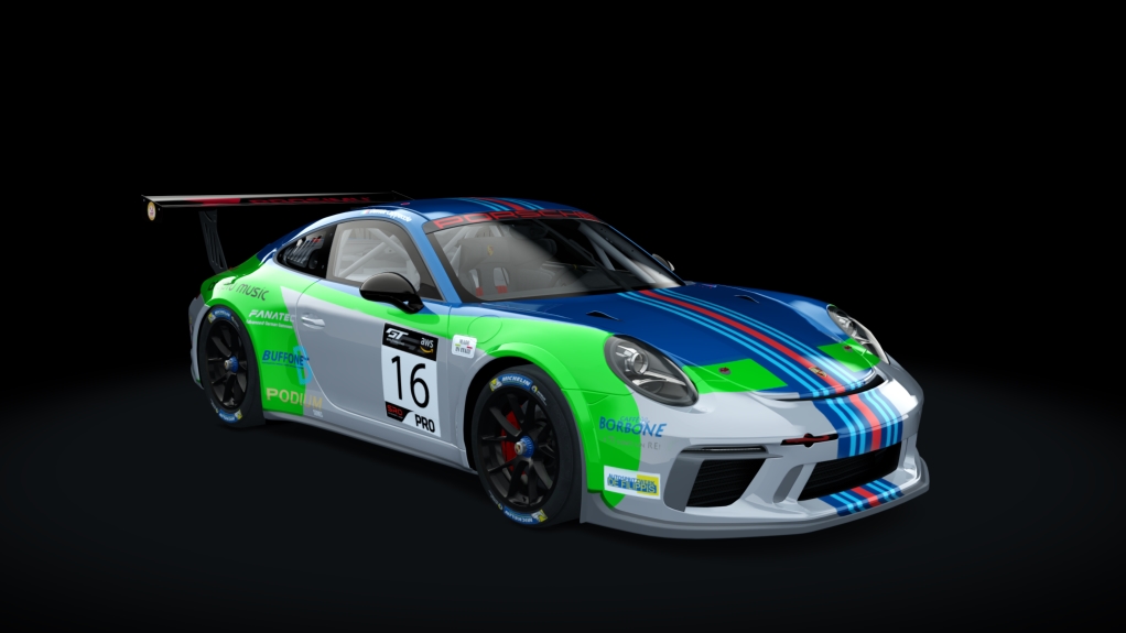 Porsche 911 GT3 Cup 2017, skin 16_Lattepiu_Racing_Davide