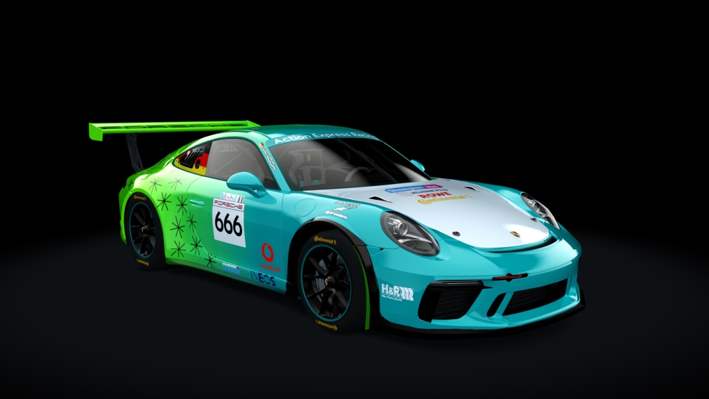 Porsche 911 GT3 Cup 2017, skin 666_ActionExpressRacing_nanook