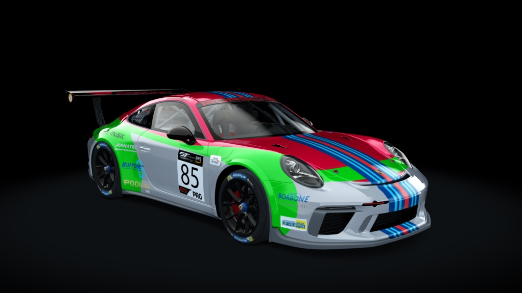 Porsche 911 GT3 Cup 2017, skin 85_Lattepiu_Racing_Marco
