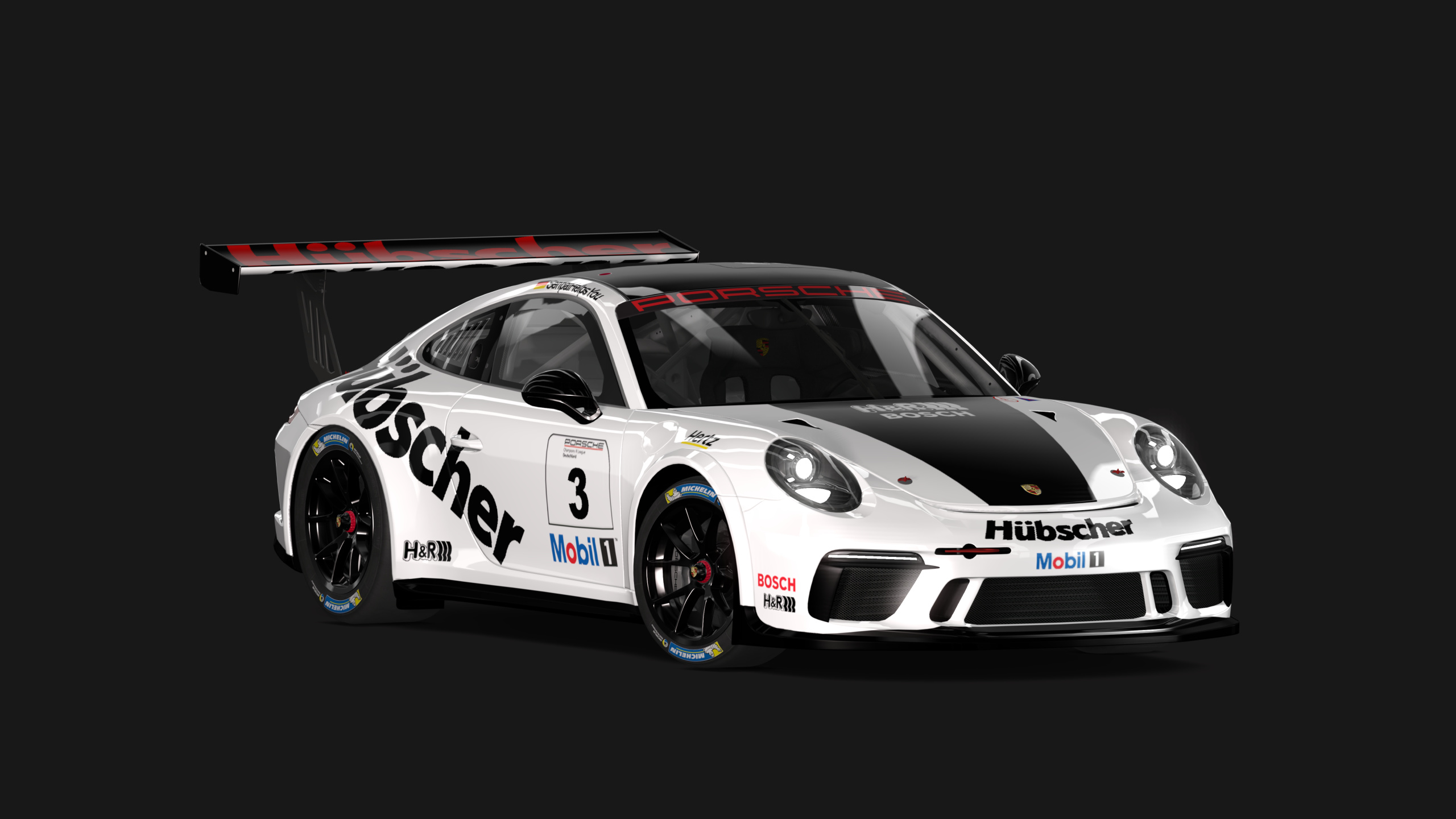 Porsche 911 GT3 Cup 2017, skin Hübscher Racing Team 3 - SenpaiHelpsYou