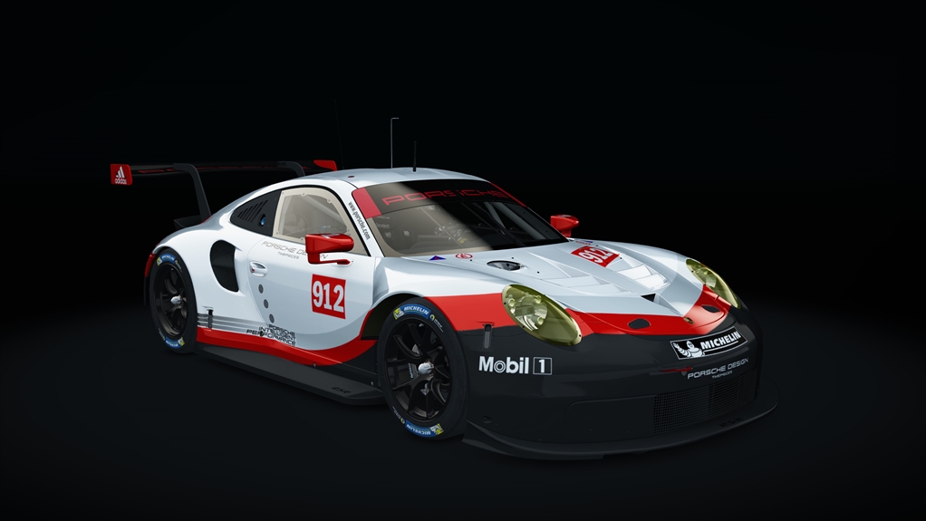 Porsche 911 RSR 2018, skin 02_racing_912