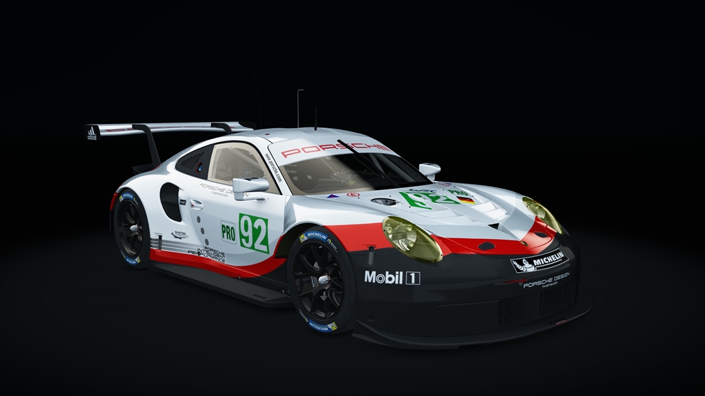 Porsche 911 RSR 2018, skin 04_racing_92