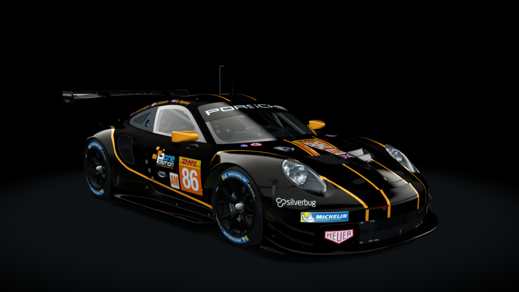 Porsche 911 RSR 2018, skin 2020_Gulf_Racing_86