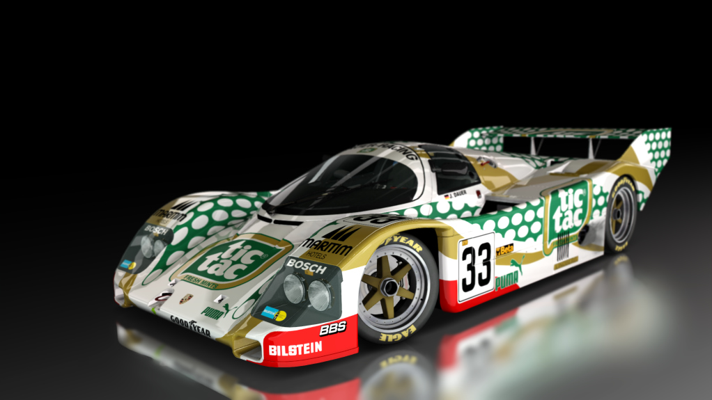 Porsche 962 C Short Tail, skin Dauer_Racing_TicTac_33