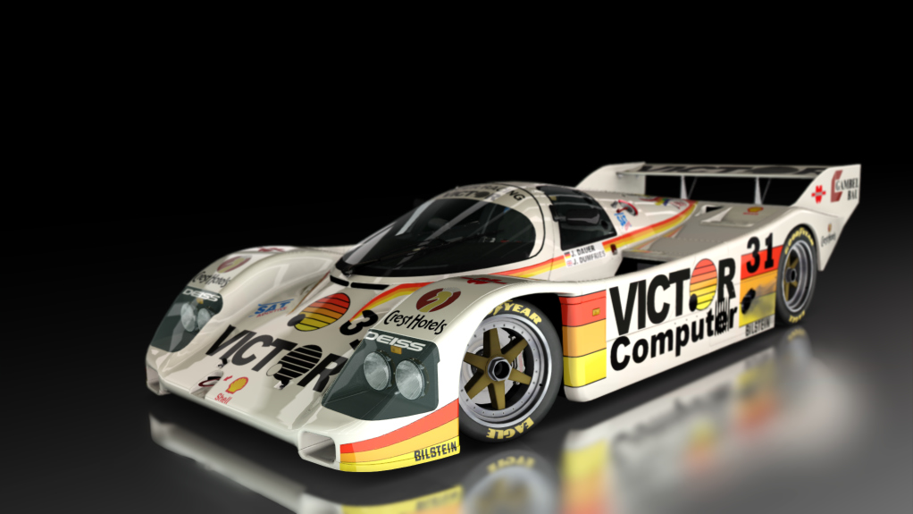 Porsche 962 C Short Tail, skin Dauer_Victor_31