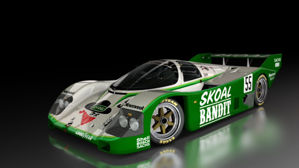 Porsche 962 C Short Tail, skin Fitzpatrick_SkoalBandit_55