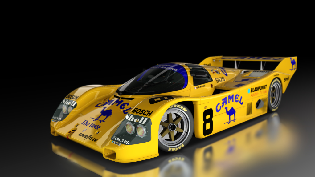 Porsche 962 C Short Tail, skin Joest_Camel_8