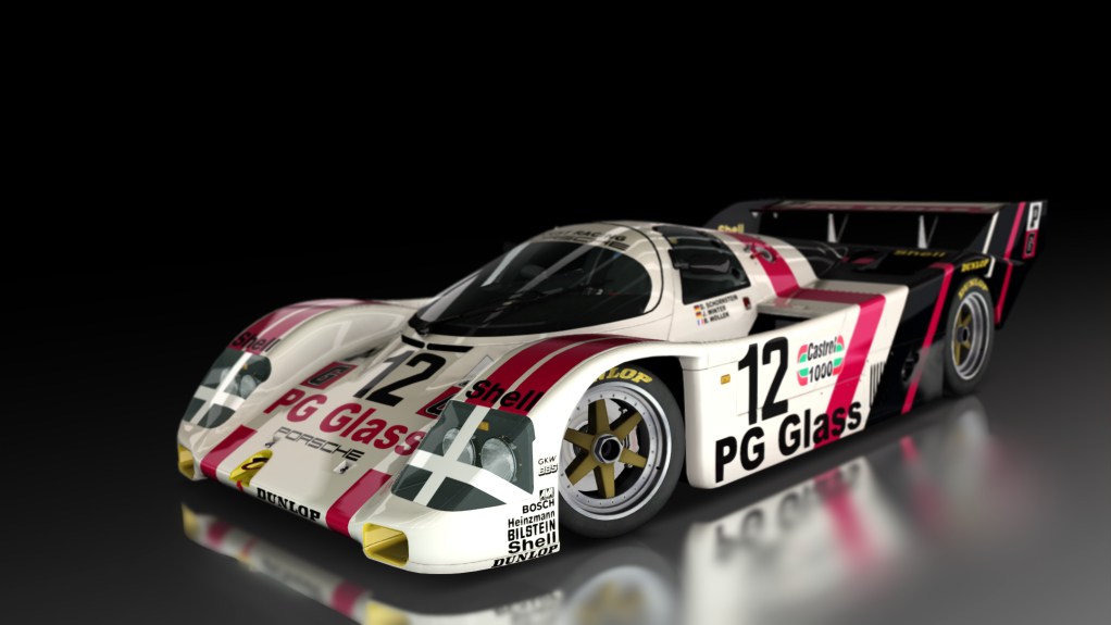 Porsche 962 C Short Tail, skin Joest_PG_Glass_12