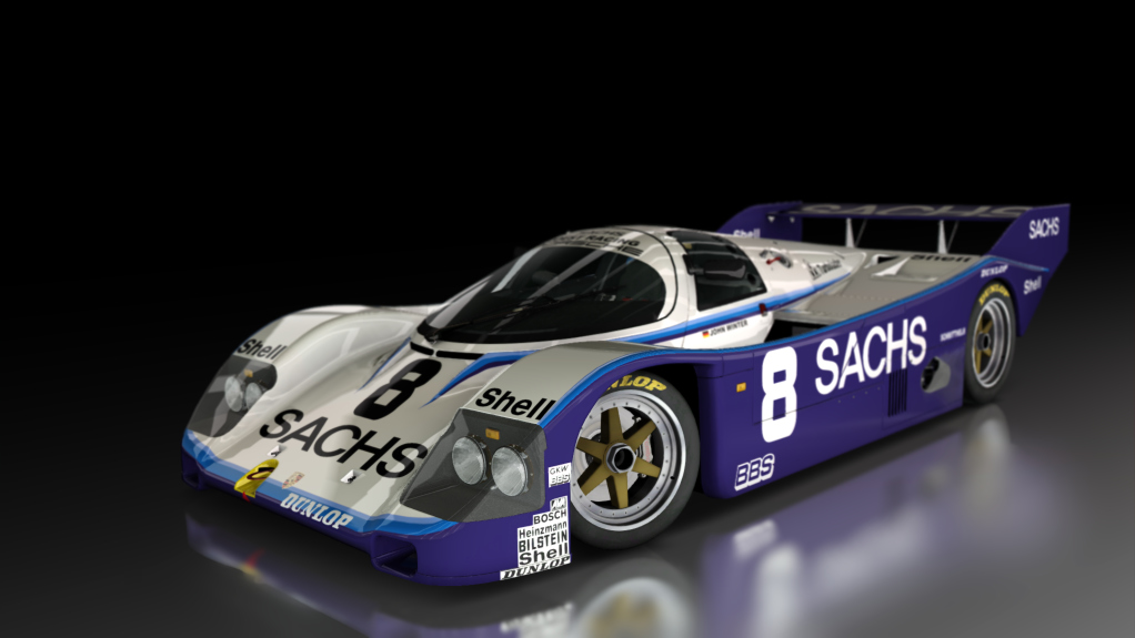 Porsche 962 C Short Tail, skin Joest_Sachs_8